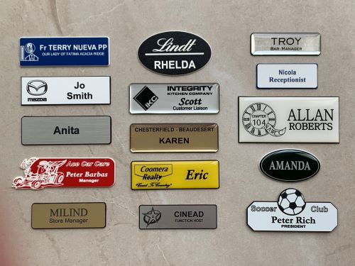 Engrave Name Badges