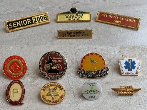 Name Bars Lapel Badges